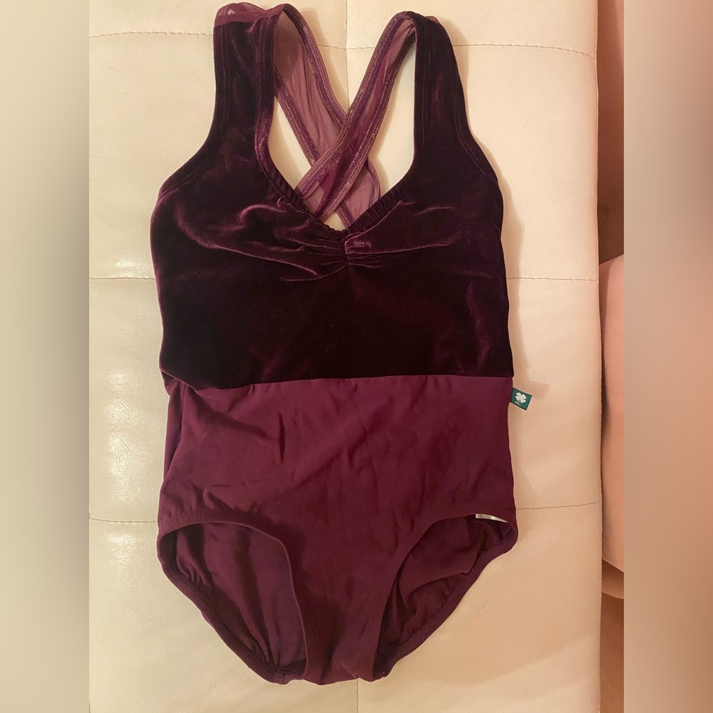 Lucky Leo-Purple Ballet Leotard